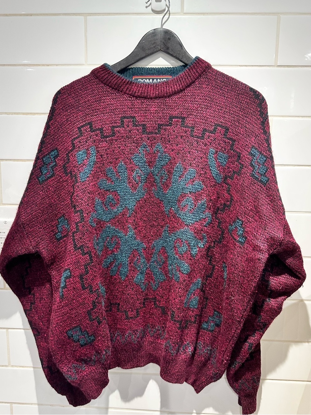Romano Vintage Italian Knit Sweater – Size